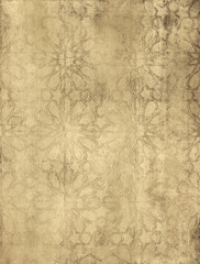 grunge floral background with space for text or image