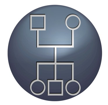 Button Genogramm - Ahnengalerie