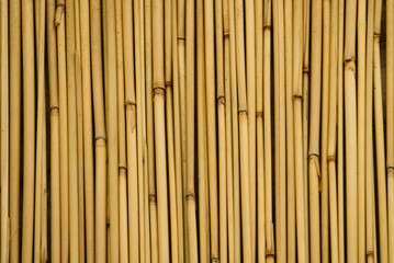 Naklejka premium background of bamboo sticks