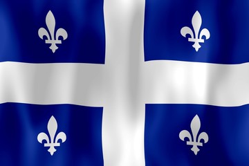 Fototapeta premium quebec drapeau froissé crumpled flag