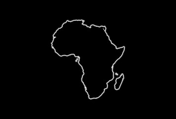 Cartina dell'Africa © superdumb