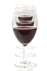 Three glasses of wine