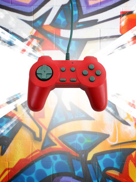 game controller w clipping path