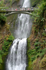 Fototapeta premium Multnomah falls, Columbia River Gorge National Scenic Area, USA 