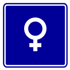 Fototapeta premium female gender sign