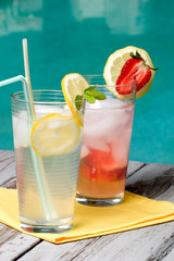 Iced lemonade