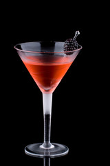 Black martini - Most popular cocktails series