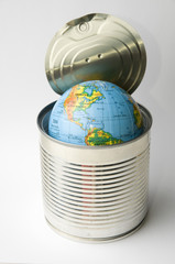 Globe in can
