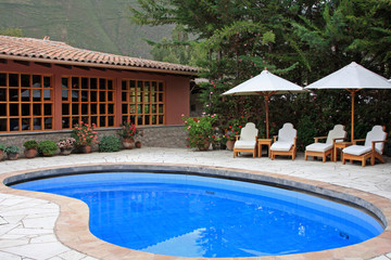 Upscale hotel and spa in South America