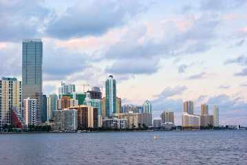 Fototapeta na wymiar Miami Bayfront
