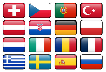 Euro 2008 Flag Buttons