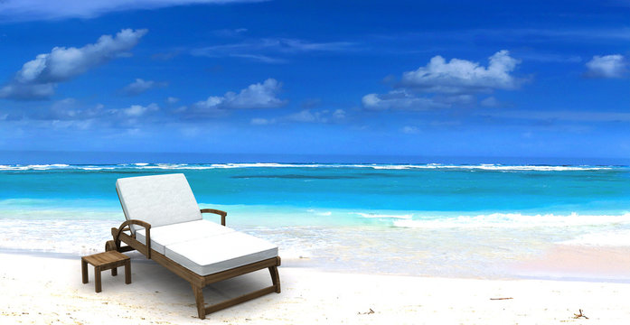 caraibean beach sit