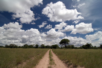 Beautiful Namibian cloudscape