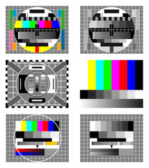 Test tv screen
