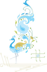 Peacock Ornamental design