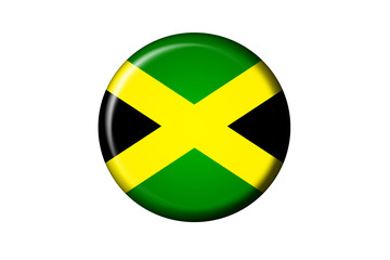Jamaica Flaggen Knopf