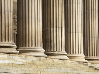 Stone pillars