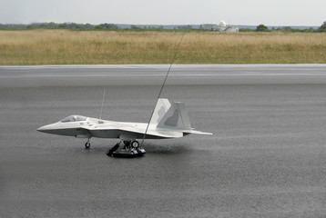 avion radiocommand&eacute; F 22 - 1