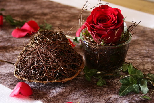 herz und rose