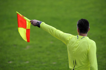 Soccer referee - obrazy, fototapety, plakaty