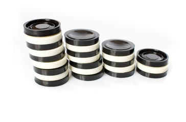 pion empiler jouer jeu noir blanc alterner pile dame