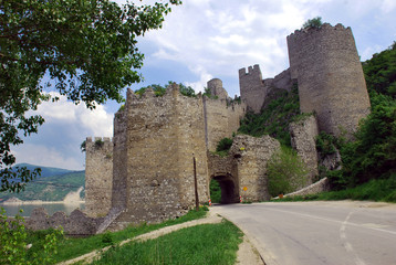 Fototapeta na wymiar Old stone Serbian fortification
