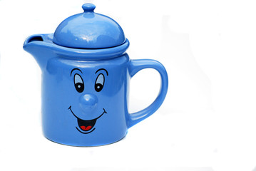 blue teapot