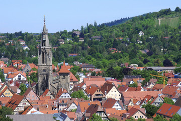 Über den Dächern von Reutlingen