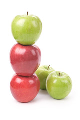 Green Apple red apple