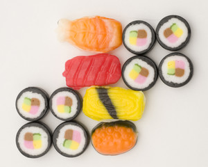 Isolated Candy Sushi