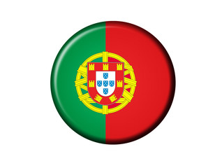 Portugal Flaggen Knopf