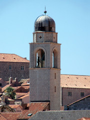 Fototapeta na wymiar Dubrovnik city Bell tower