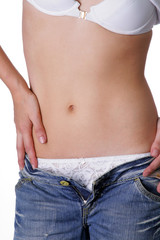Naklejka premium Sexy Stomach!