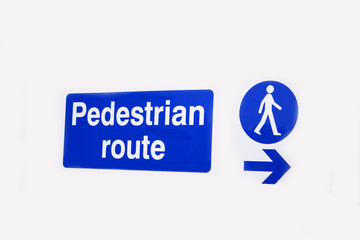 pedestrian sign