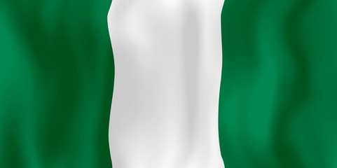 nigeria drapeau froissé crumpled flag