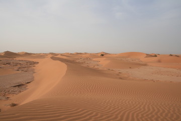 Fototapeta na wymiar Dunes dans le Sahara, Maroc