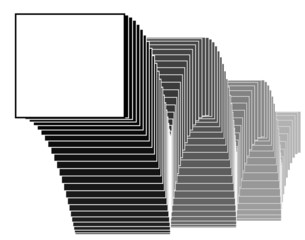 Bouncing squares