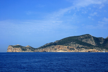 Fototapeta na wymiar typische Küstenansicht Mallorca