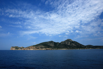Fototapeta na wymiar Dragonera Island, południowo-zachodnim wybrzeżu Majorki