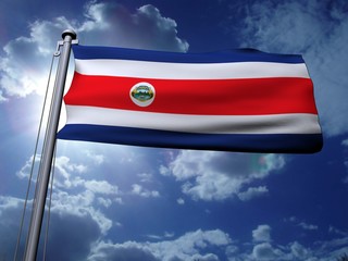Costa Rica Flag