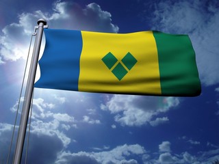 Saint Vincent and the Grenadines Flag