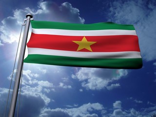 Surinam Flag