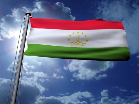 Tajikistan Flag