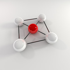 Obraz premium Small network