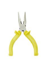 Pliers with yellow handle