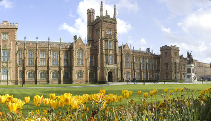 Queen's University, Belfast, Northern Ireland - obrazy, fototapety, plakaty