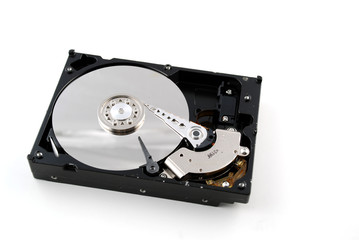 Hard drive interior