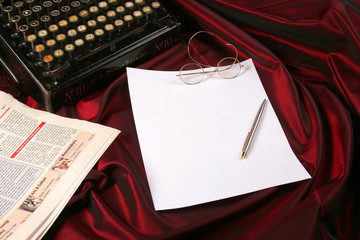 Blank sheet of paper