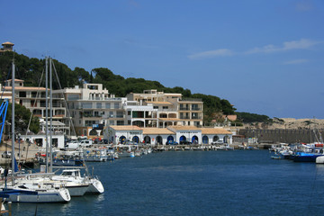 Fototapeta na wymiar Hafen von Cala Ratjada, Majorka