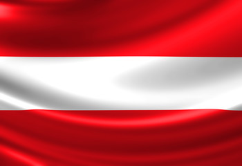 Obraz premium Austrian flag